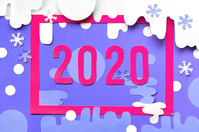 Картичка за нова година 2020