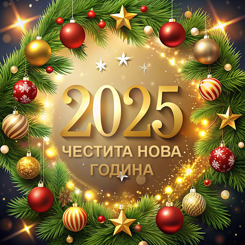 Честита нова 2025 година!